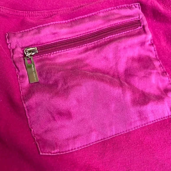 Pink Bow Shorts Size XS Blue Booty Festival Handmade Cotton Fringe Upcycled Y2k - Picture 9 of 11